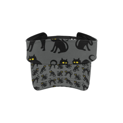 Black Cat Cute Print Pattern Unisex Sun Visor