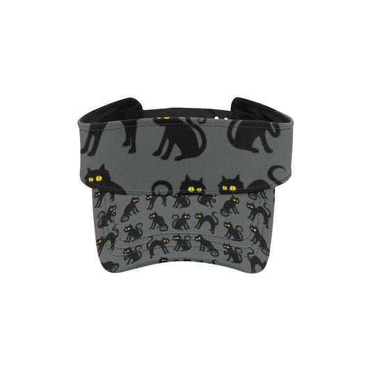 Black Cat Cute Print Pattern Unisex Sun Visor