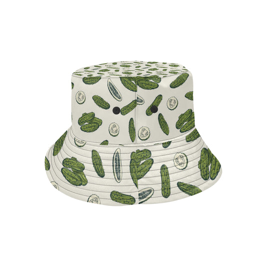 Cucumber Pattern Print Design CC05 Unisex Bucket Hat