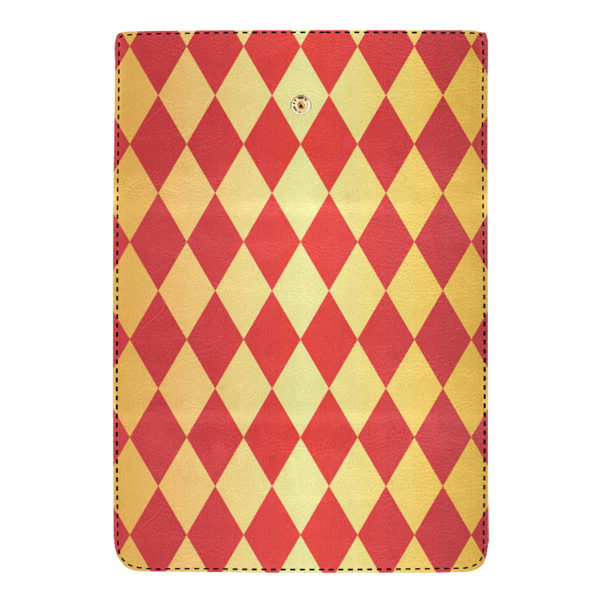 Harlequin Pattern Print Design 03 Women's Trifold Wallet