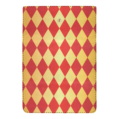 Harlequin Pattern Print Design 03 Women's Trifold Wallet