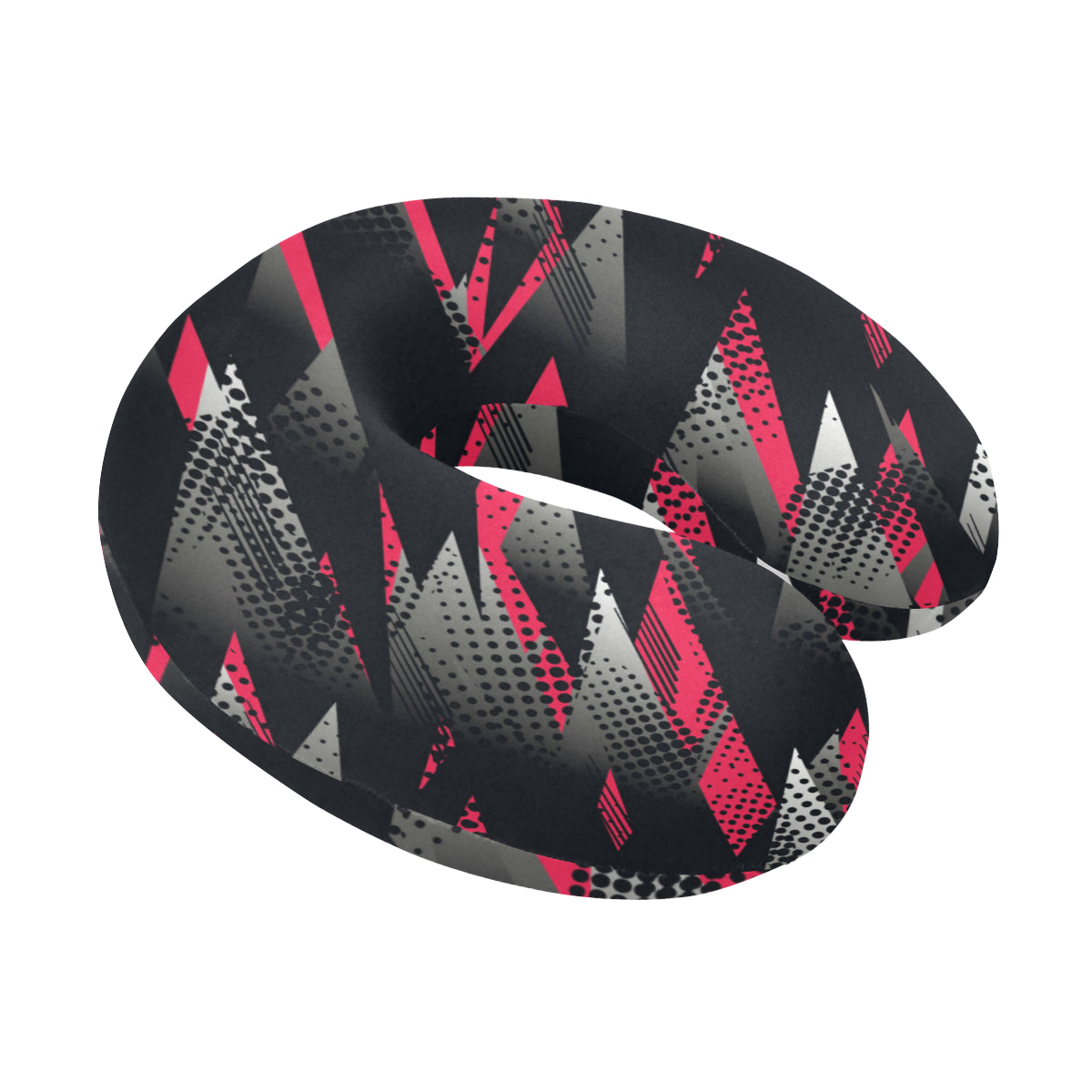 Racing Style Pattern Print Design A04 U-Shaped Travel Neck Pillow