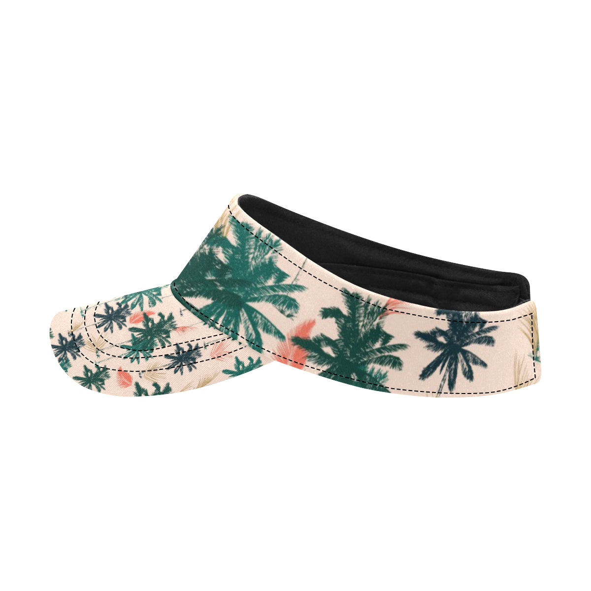 Palm Tree Pattern Print Design PT014 Unisex Sun Visor