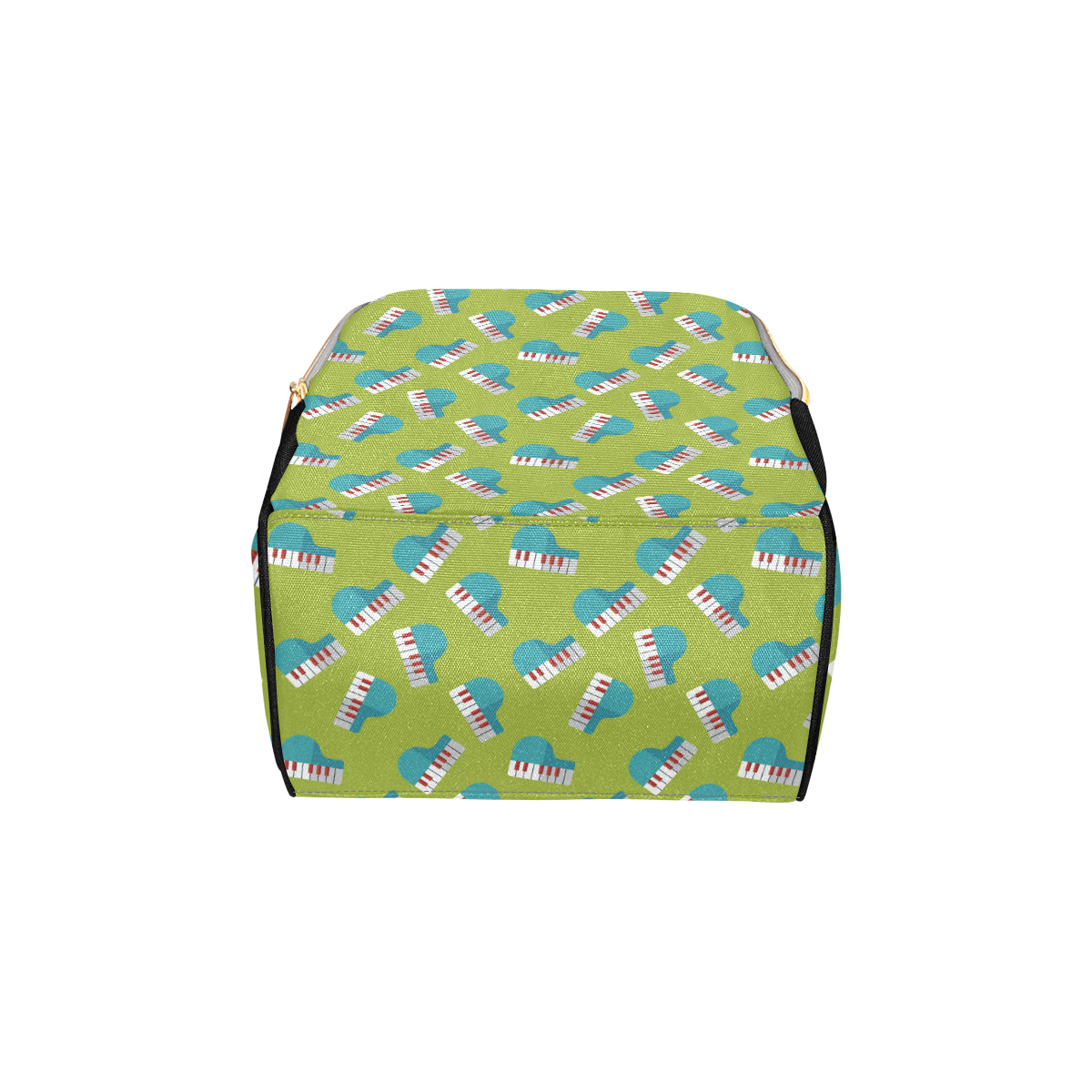 Piano Pattern Print Design 03 Diaper Bag Backpack