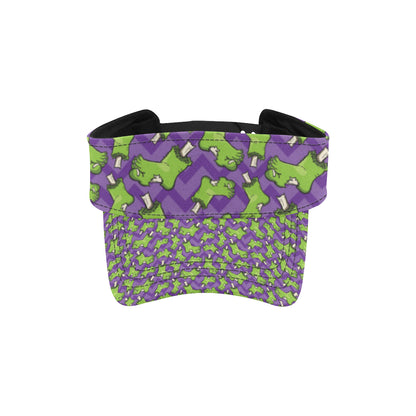 Zombie Foot Design Pattern Print Unisex Sun Visor