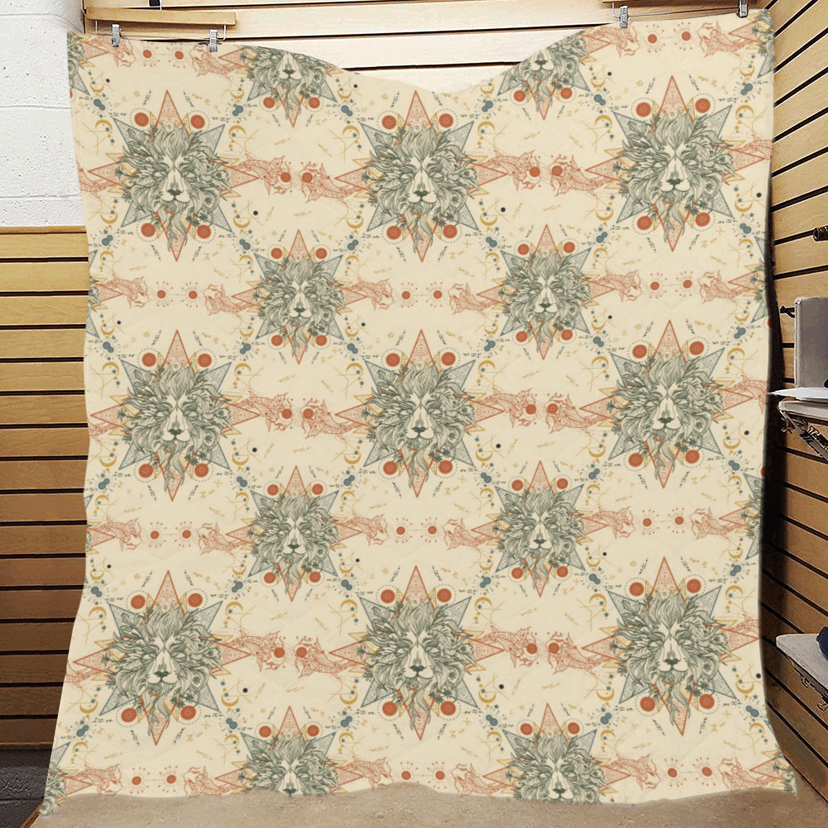Leo Pattern Print Design 02 Premium Quilt