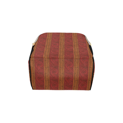 Maori Pattern Print Design 05 Diaper Bag Backpack