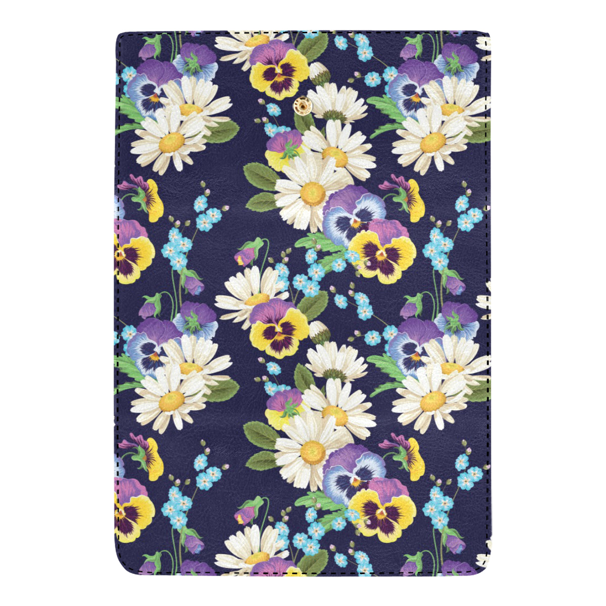 Pansy Pattern Print Design PS03 Women's Trifold Wallet