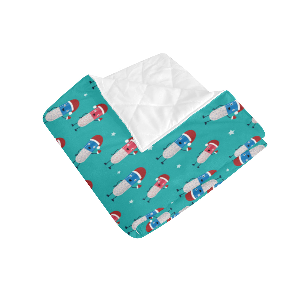Pill Pattern Print Design A03 Premium Quilt