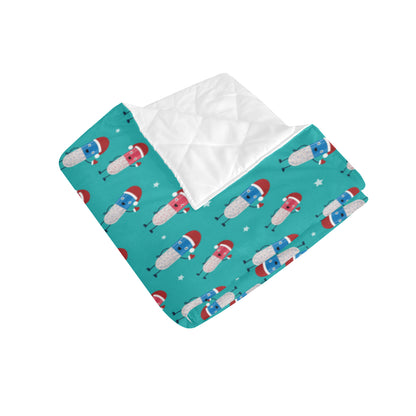 Pill Pattern Print Design A03 Premium Quilt