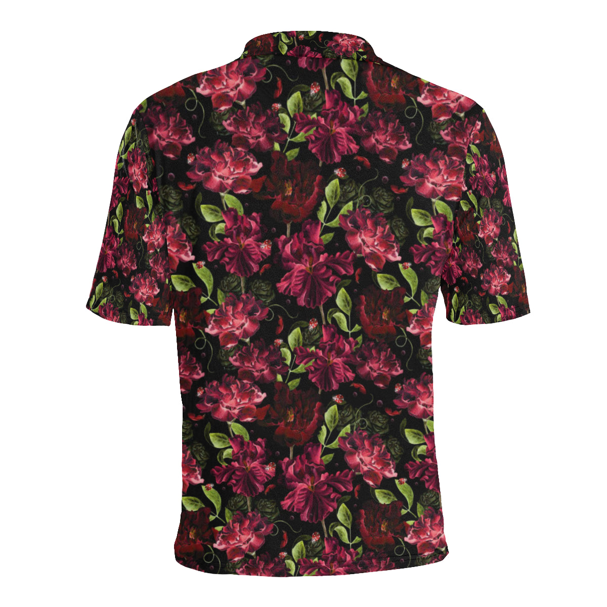 Iris Pattern Print Design IR03 Men Polo Shirt