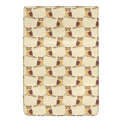 Owl Pattern Print Design A07 Women's Trifold Wallet