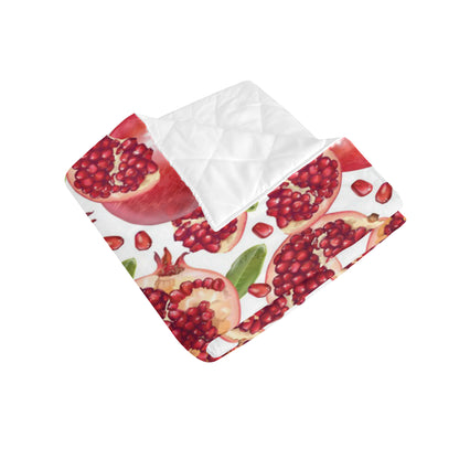 Pomegranate Pattern Print Design PG03 Premium Quilt