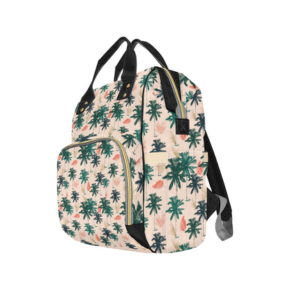 Palm Tree Pattern Print Design PT014 Diaper Bag Backpack