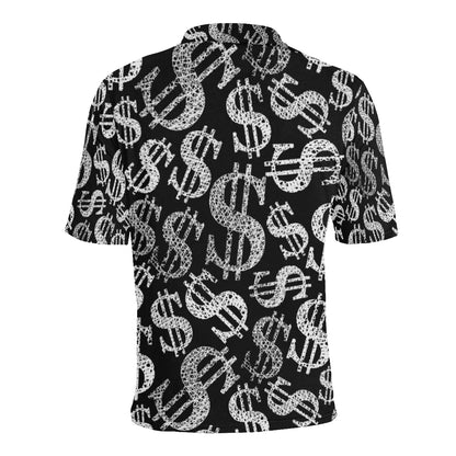 Money Pattern Print Design 02 Men Polo Shirt