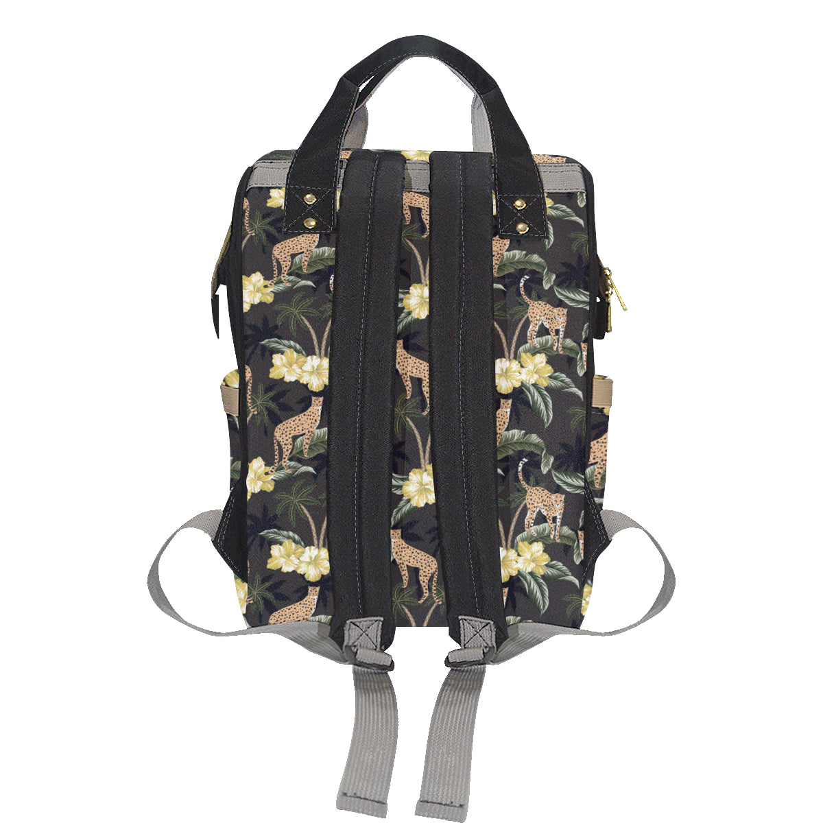 Cheetah Pattern Print Design 04 Diaper Bag Backpack