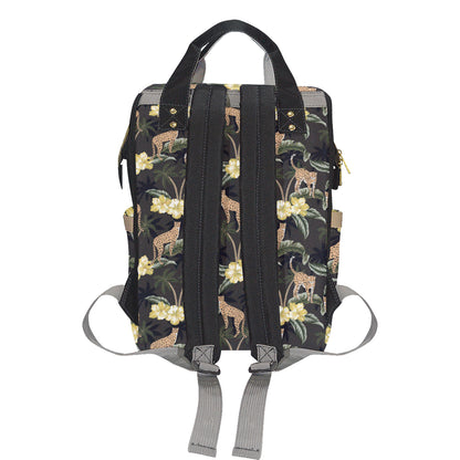 Cheetah Pattern Print Design 04 Diaper Bag Backpack