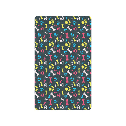 Paw Design Print Rubber Doormat