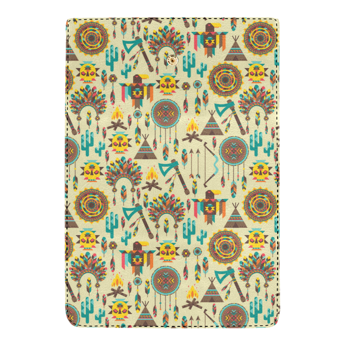 Tribal indians native american aztec Women's Trifold Wallet
