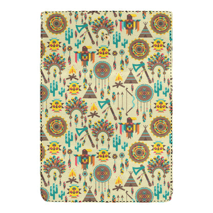 Tribal indians native american aztec Women's Trifold Wallet