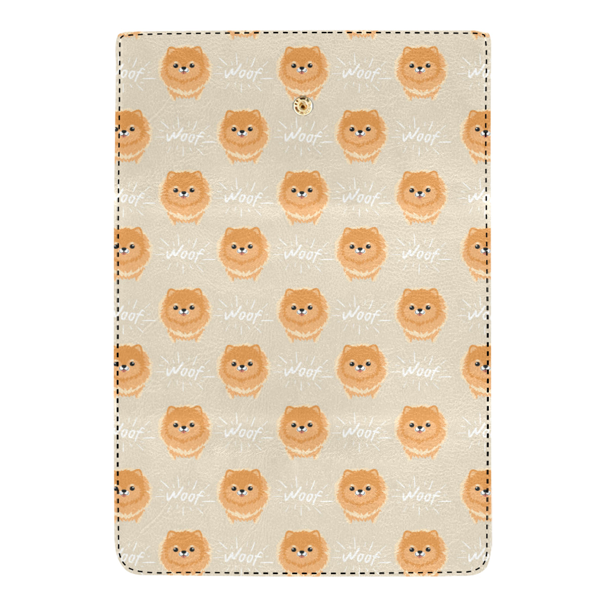 Pomeranians Pattern Print Design A04 Women's Trifold Wallet