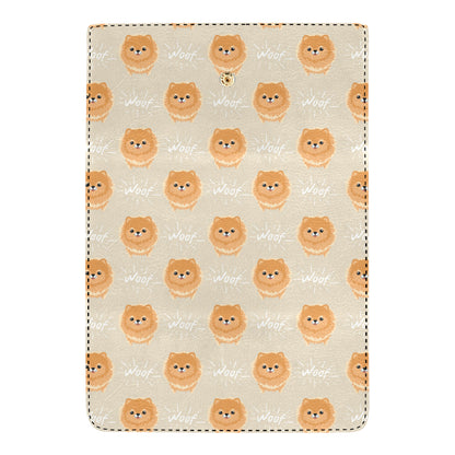Pomeranians Pattern Print Design A04 Women's Trifold Wallet