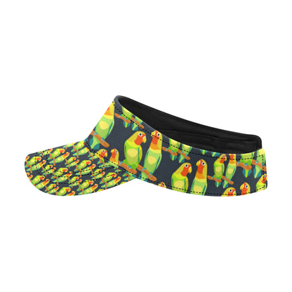 Lovebird Pattern Print Design 01 Unisex Sun Visor