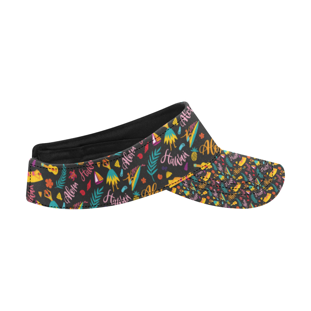 Aloha Hawaii Summer Design Themed Print Unisex Sun Visor