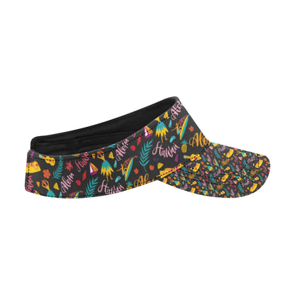 Aloha Hawaii Summer Design Themed Print Unisex Sun Visor