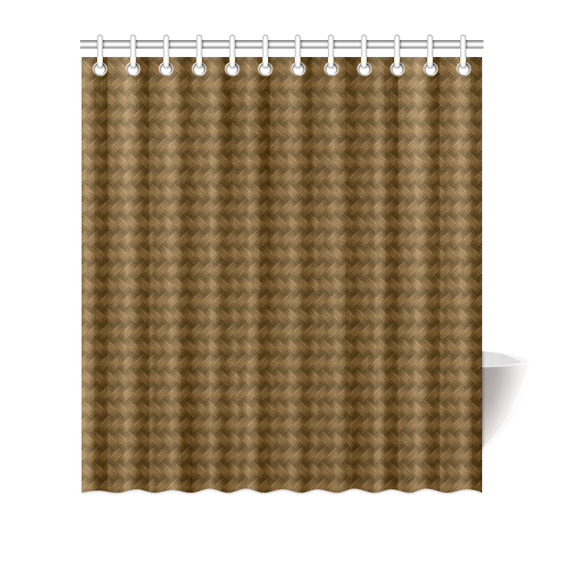 Cable Knit Pattern Print Design 02 Shower Curtain