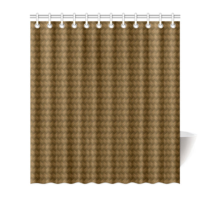 Cable Knit Pattern Print Design 02 Shower Curtain