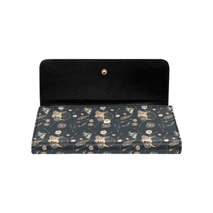 Bohemian Pattern Print Design 09 Women's Trifold Wallet