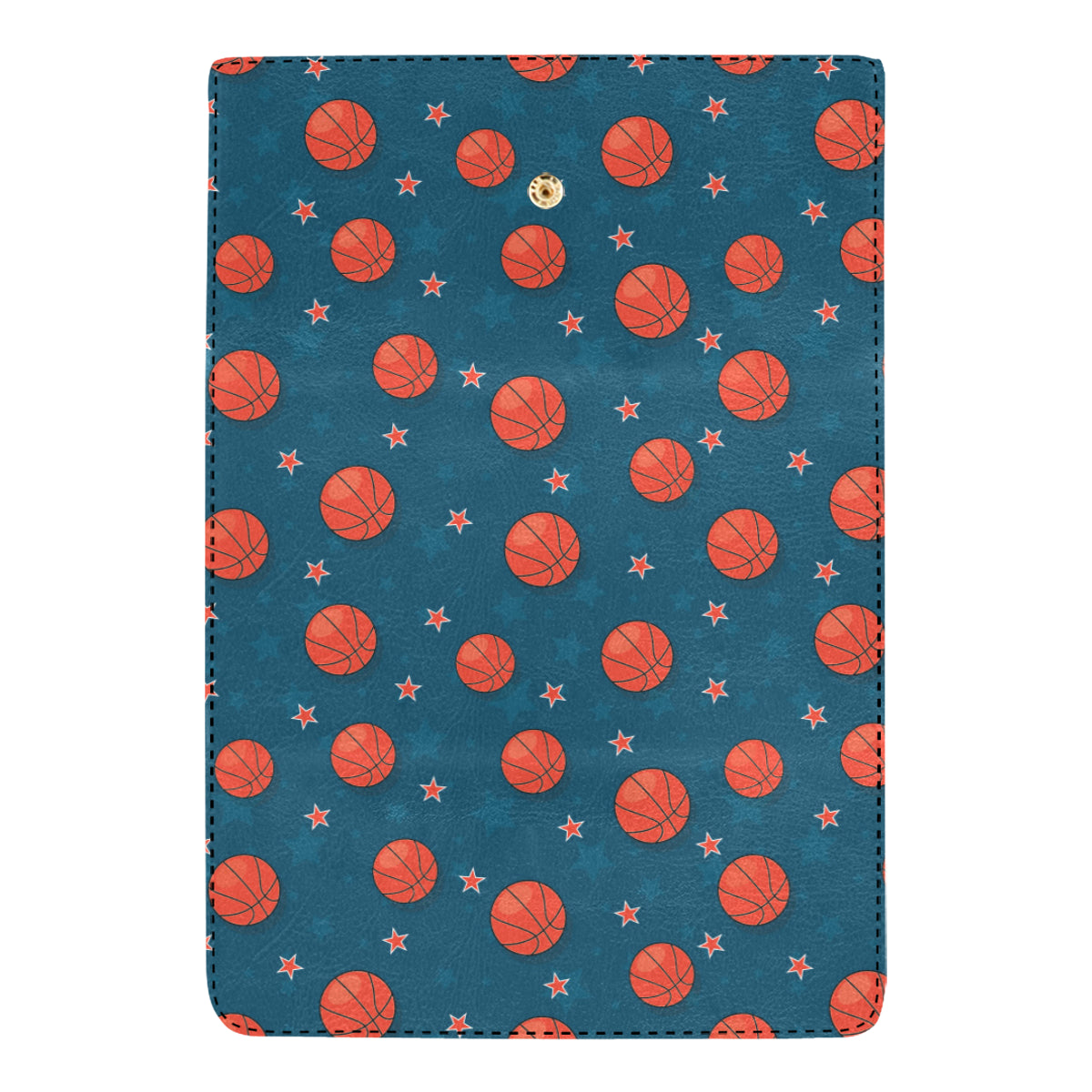Basketball Pattern Print Design 02 Women's Trifold Wallet