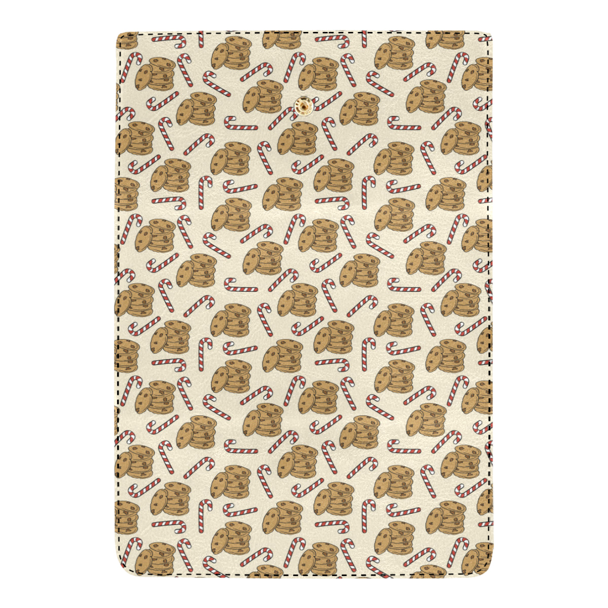 Cookie Pattern Print Design 04 Women's Trifold Wallet