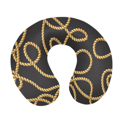 Rope Pattern Print Design A04 U-Shaped Travel Neck Pillow