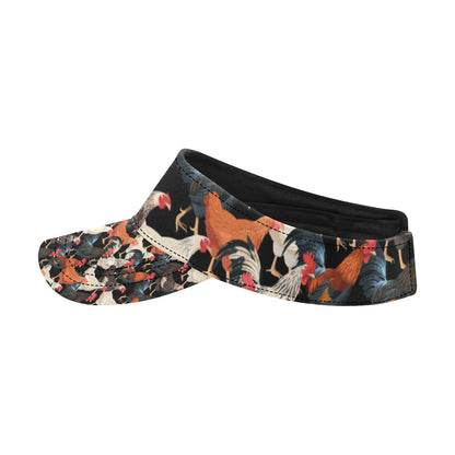 Chicken Print Pattern Unisex Sun Visor