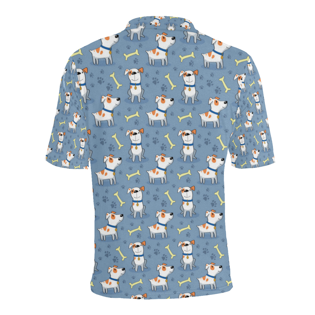 Bull Terriers Pattern Print Design 04 Men Polo Shirt