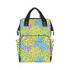 90s Pattern Print Design 2 Diaper Bag Backpack