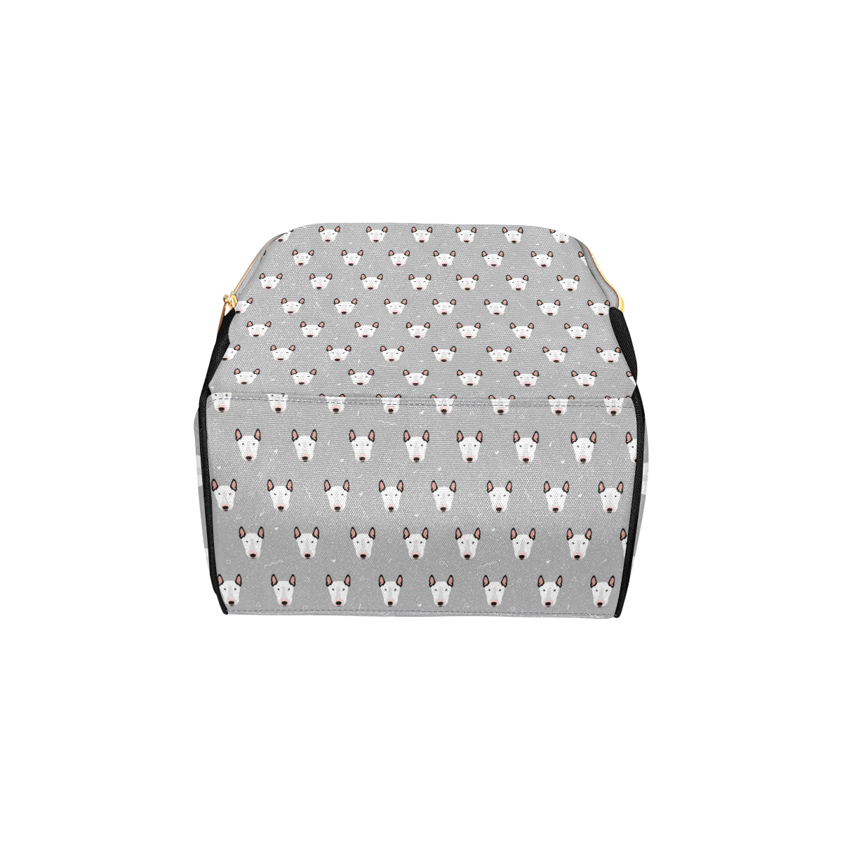 Bull Terrier Head Print Pattern Diaper Bag Backpack