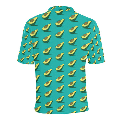 Avocado Pattern Print Design 03 Men Polo Shirt