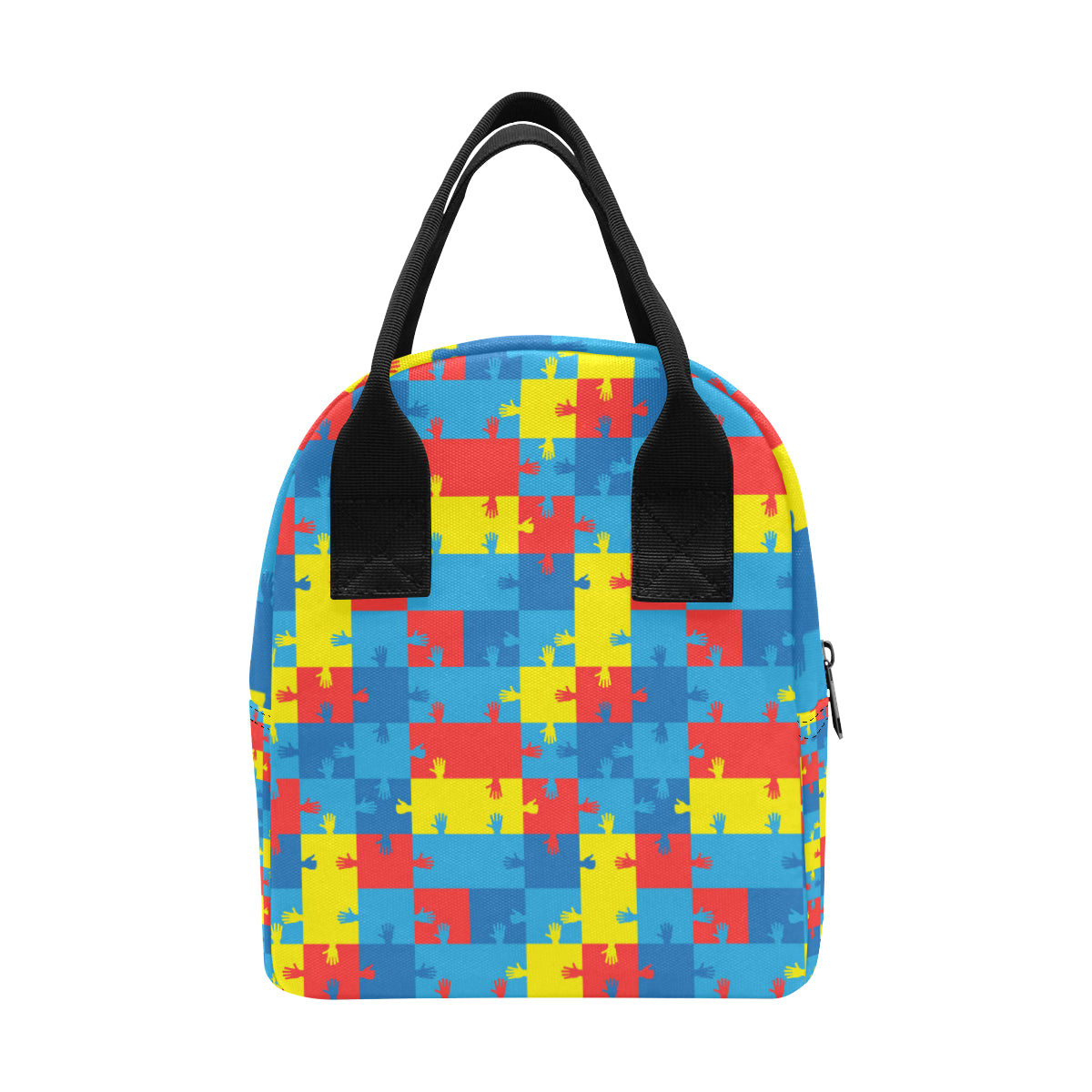 Autism Awareness Design Themed Print Insulated Lunch Bag
