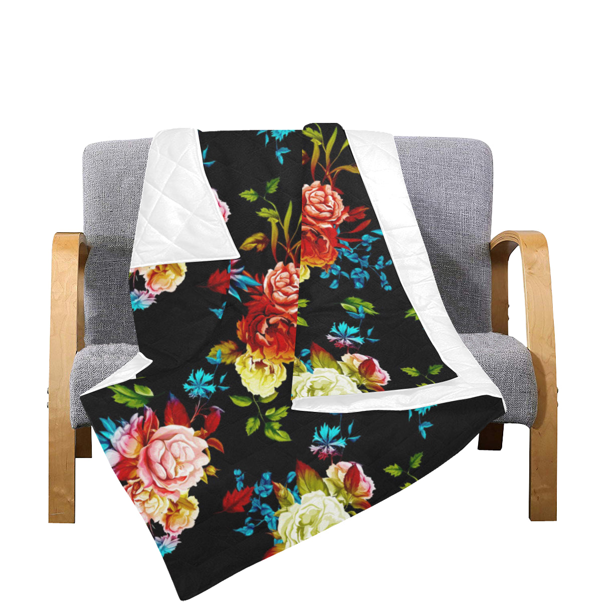 Peony Pattern Print Design PE07 Premium Quilt