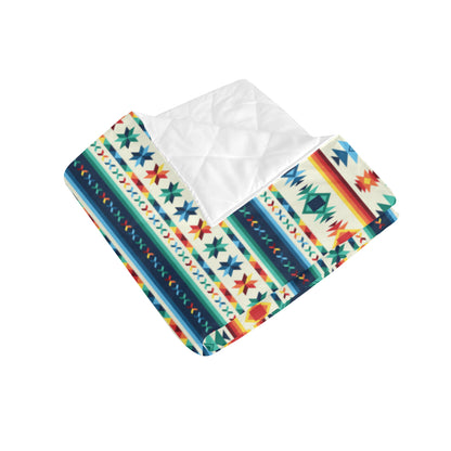 Aztec Pattern Print Design 02 Premium Quilt