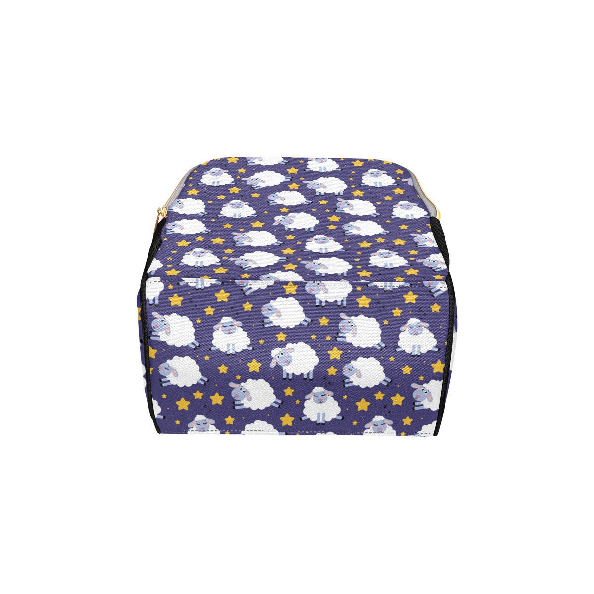 Sheep Pattern Print Design 03 Diaper Bag Backpack