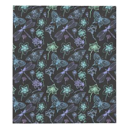 Butterfly Dragonfly Premium Quilt