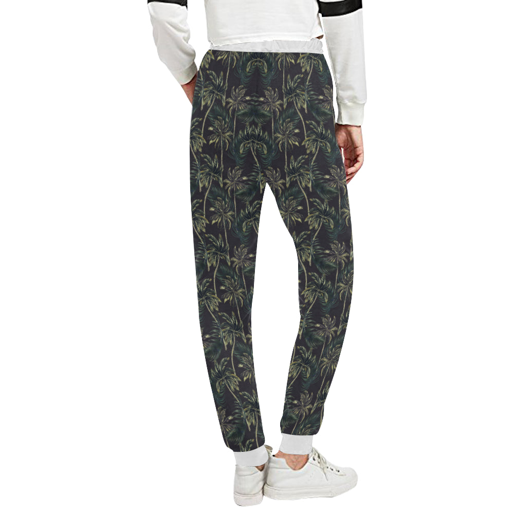 Palm Tree Background Design Print Unisex Sweatpants