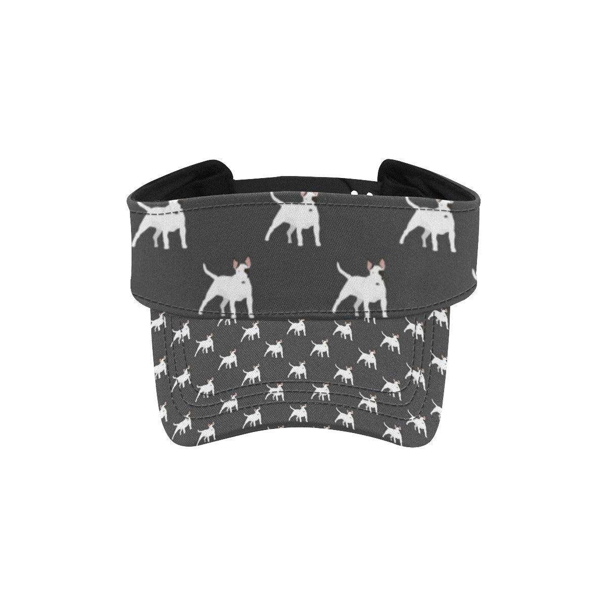 Bull Terriers Pattern Print Design 02 Unisex Sun Visor