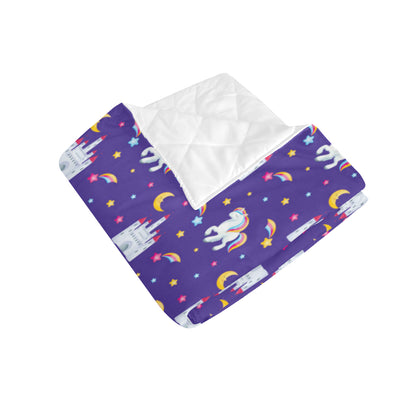 Unicorn Casttle Premium Quilt