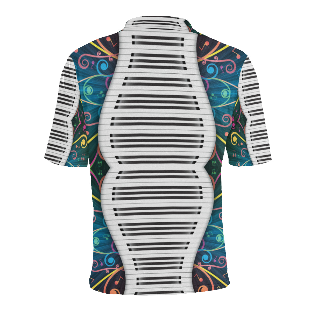 Piano Pattern Print Design 01 Men Polo Shirt