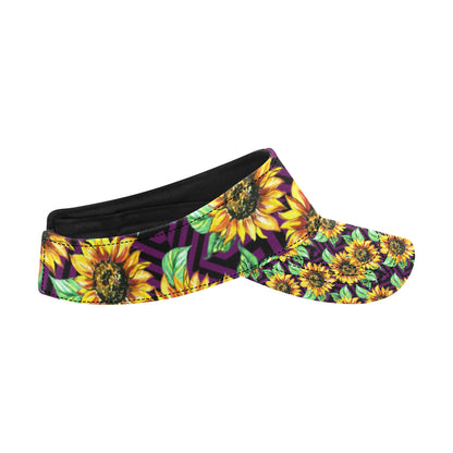 Sunflower Pattern Print Design SF012 Unisex Sun Visor